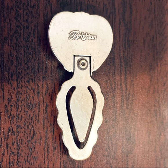 “BRIGHTON” SILVER HEART BOOK MARKER - Picture 2 of 5